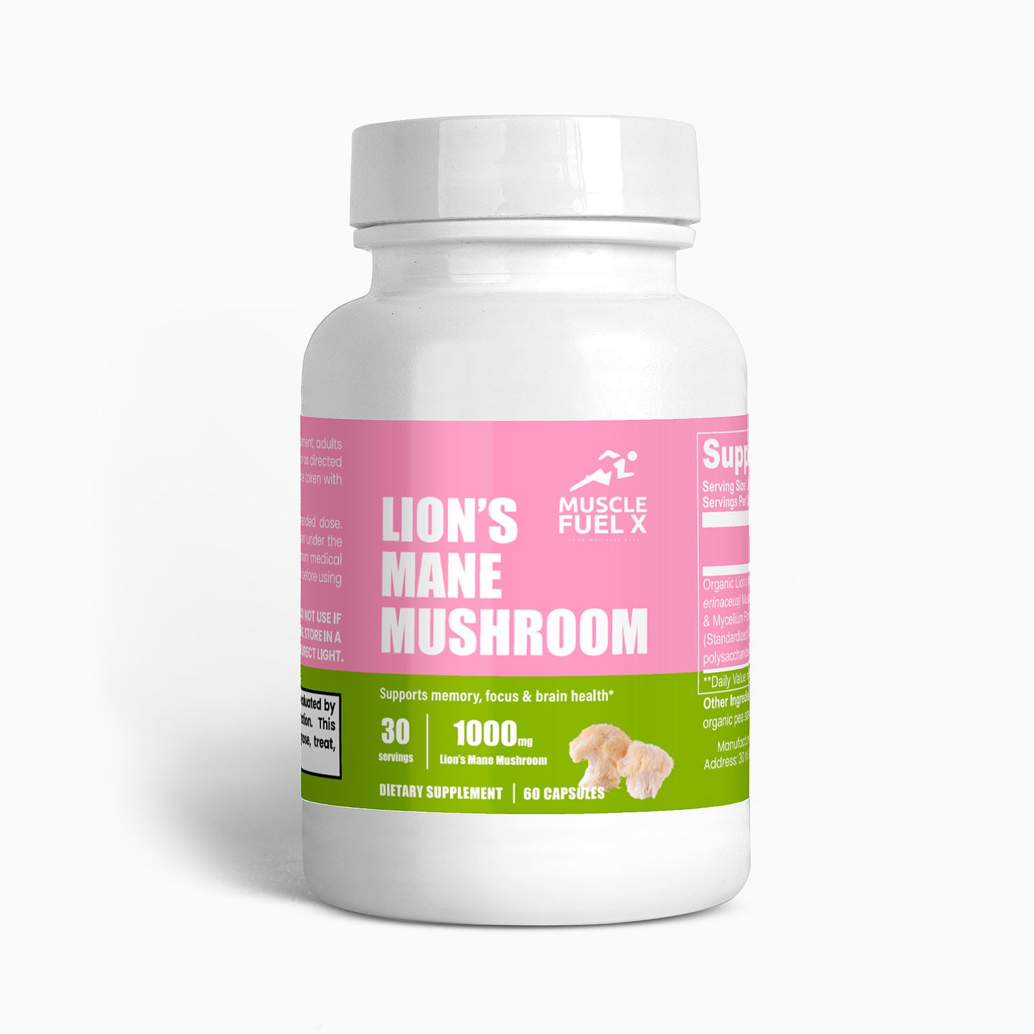 Lion's Mane Mushroom – Supports Memory, Focus and Brain Health