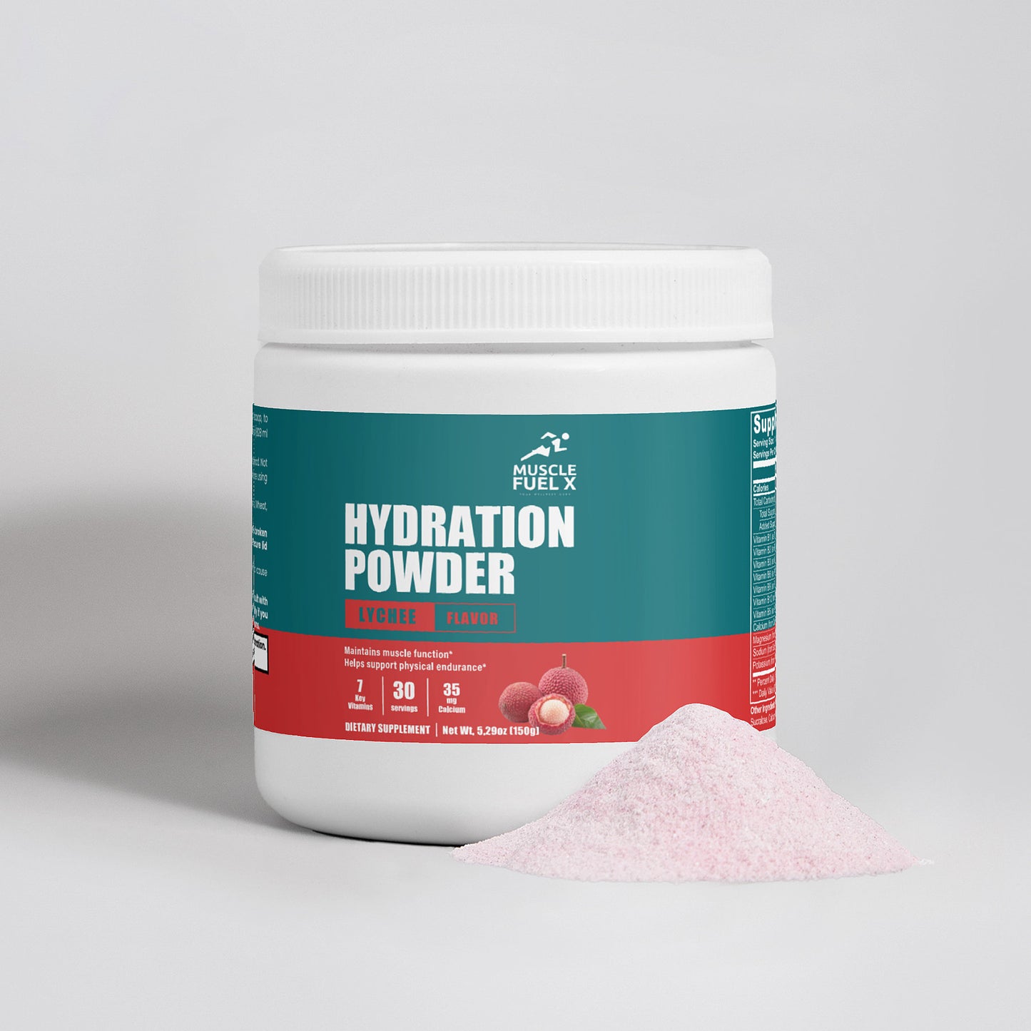 Hydration Powder – Lychee | Maintains Muscle Function & Physical Endurance