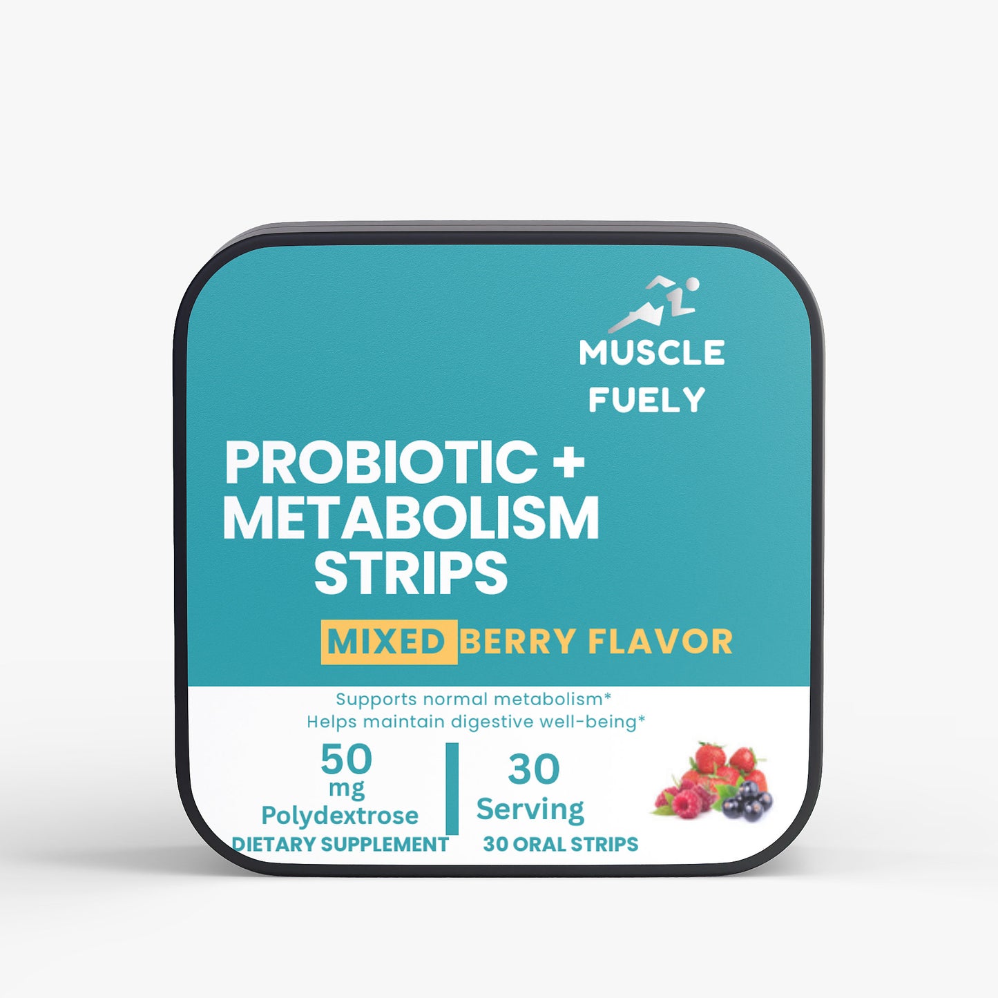 Probiotic + Metabolism Strips (Mixed Berry) – Digestive & Metabolism Support