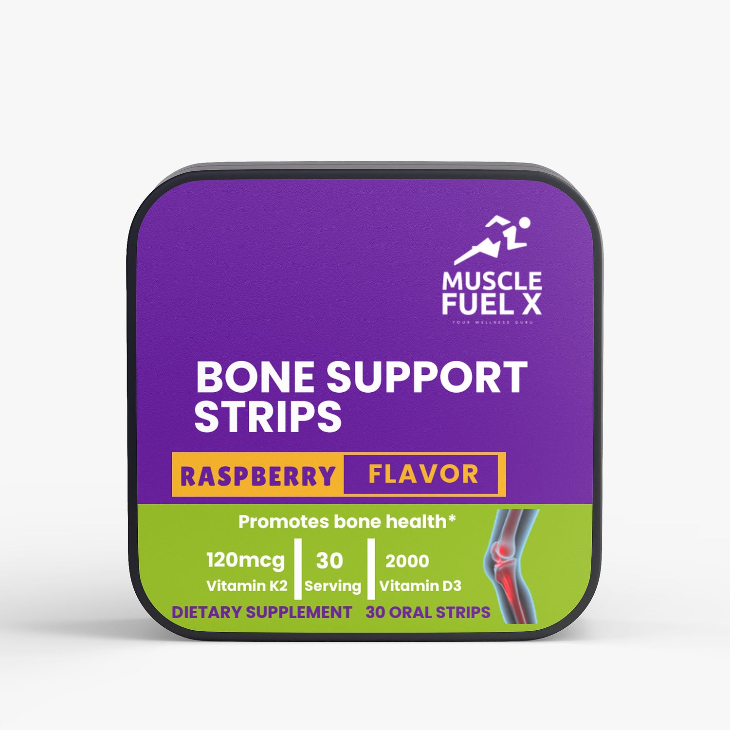 Bone Support Strips (Raspberry) – Bone Strength & Density Support