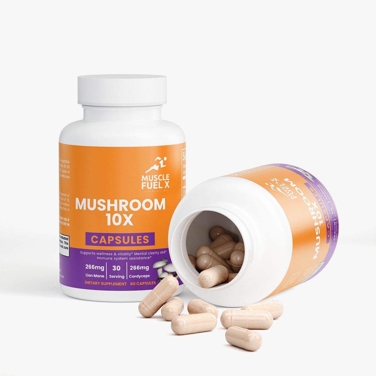 Mushroom Complex 10X Capsules – Immune, Focus & Vitality Support