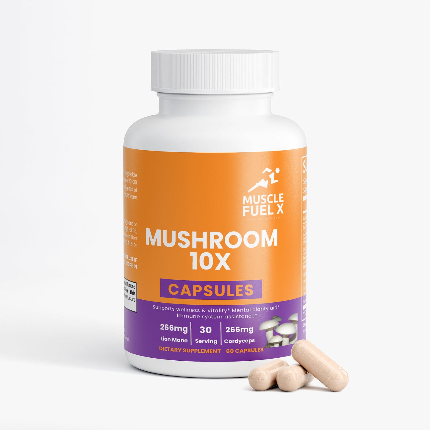 Mushroom Complex 10X Capsules – Immune, Focus & Vitality Support