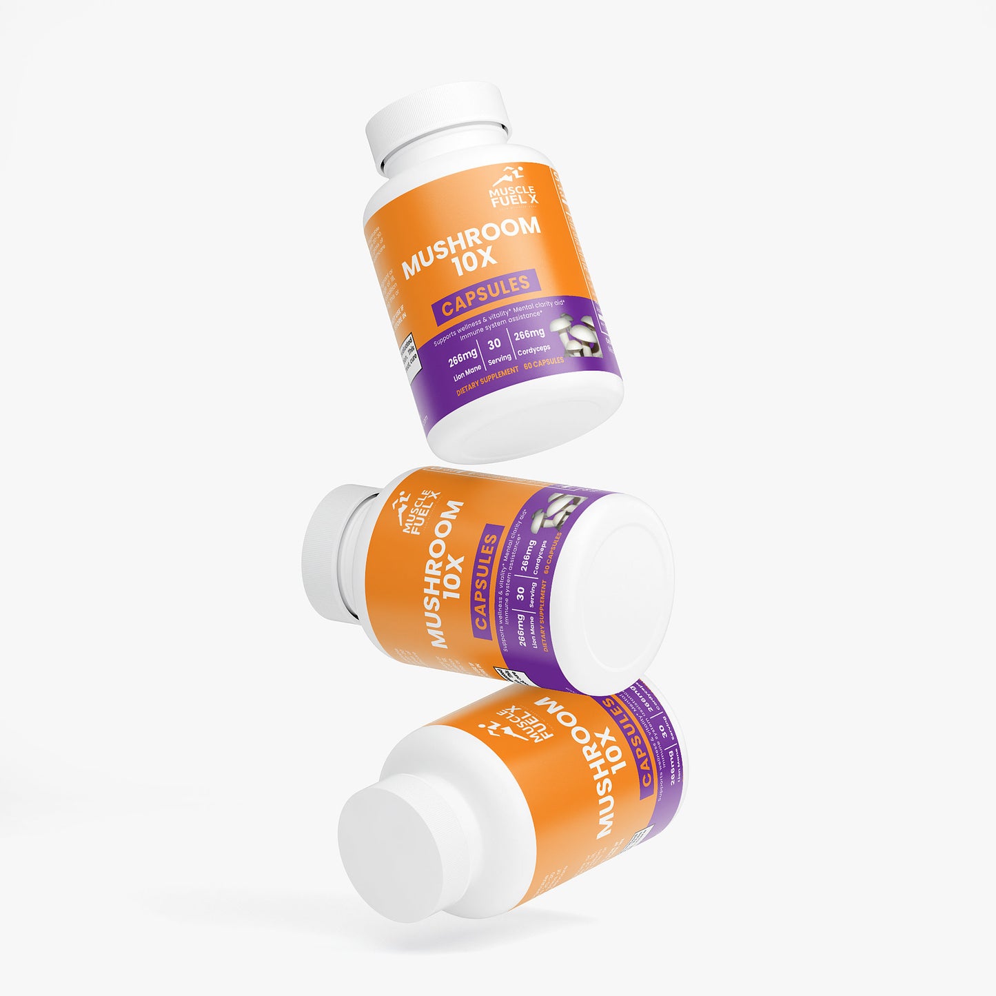 Mushroom Complex 10X Capsules – Immune, Focus & Vitality Support