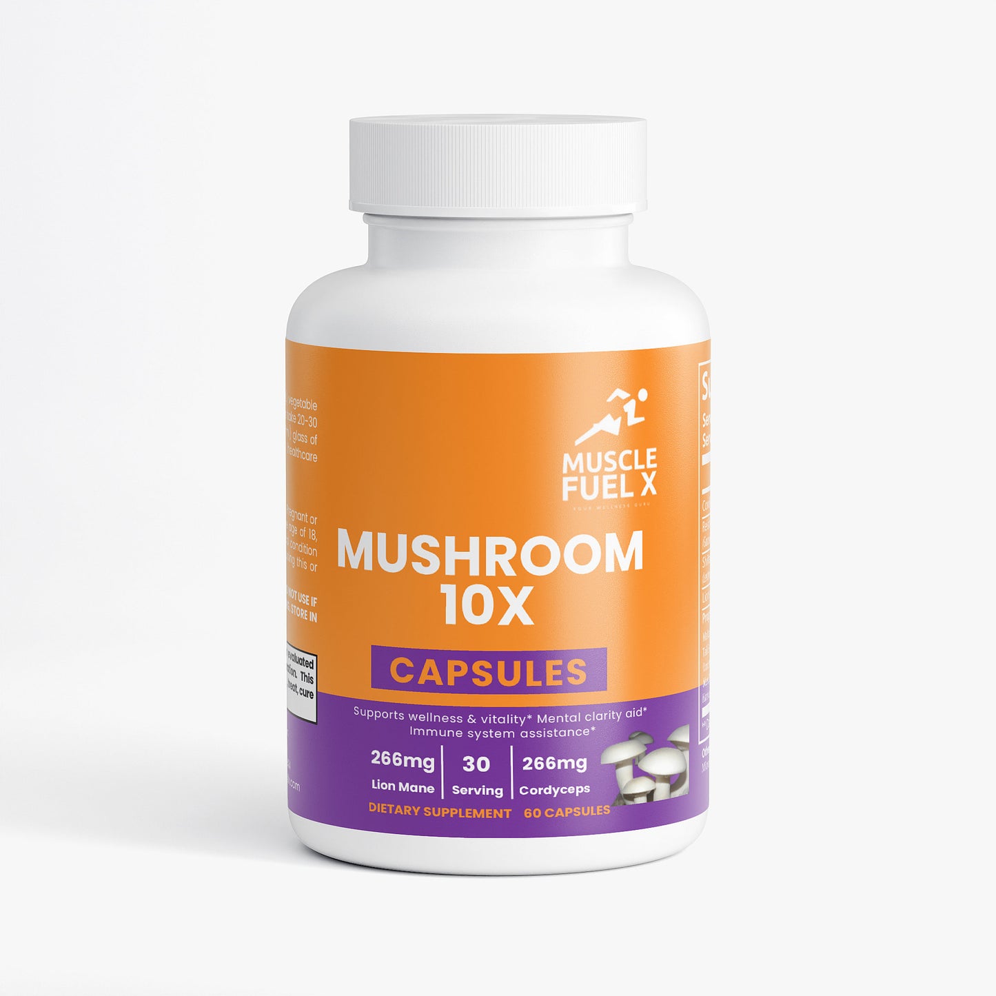Mushroom Complex 10X Capsules – Immune, Focus & Vitality Support