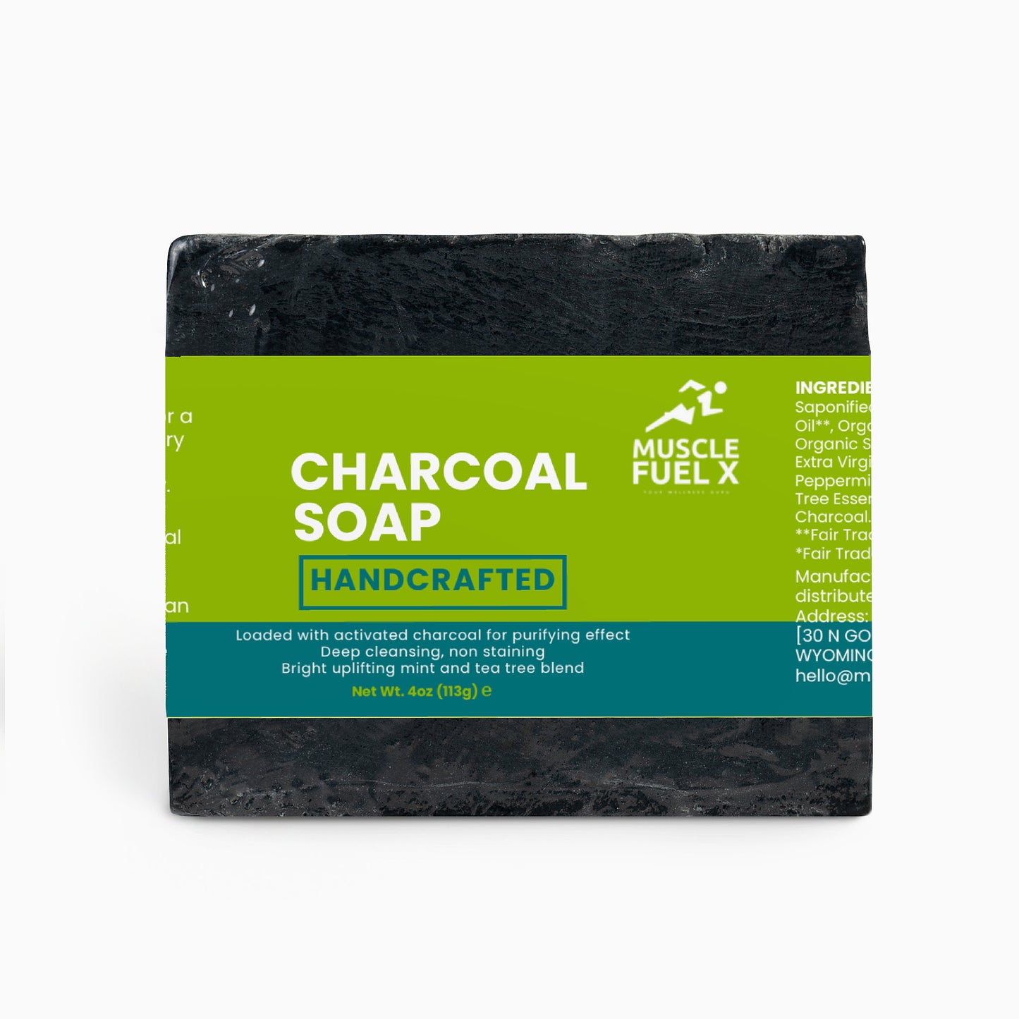 Handcrafted Activated Charcoal Soap – Deep Cleansing & Purifying Care