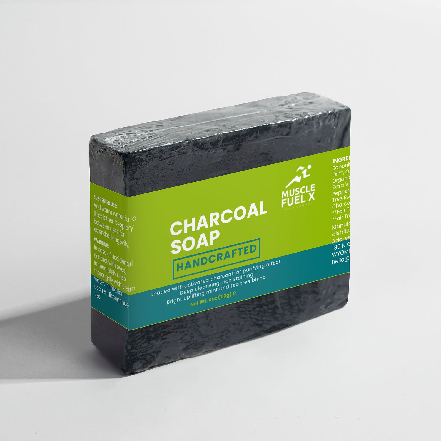Handcrafted Activated Charcoal Soap – Deep Cleansing & Purifying Care