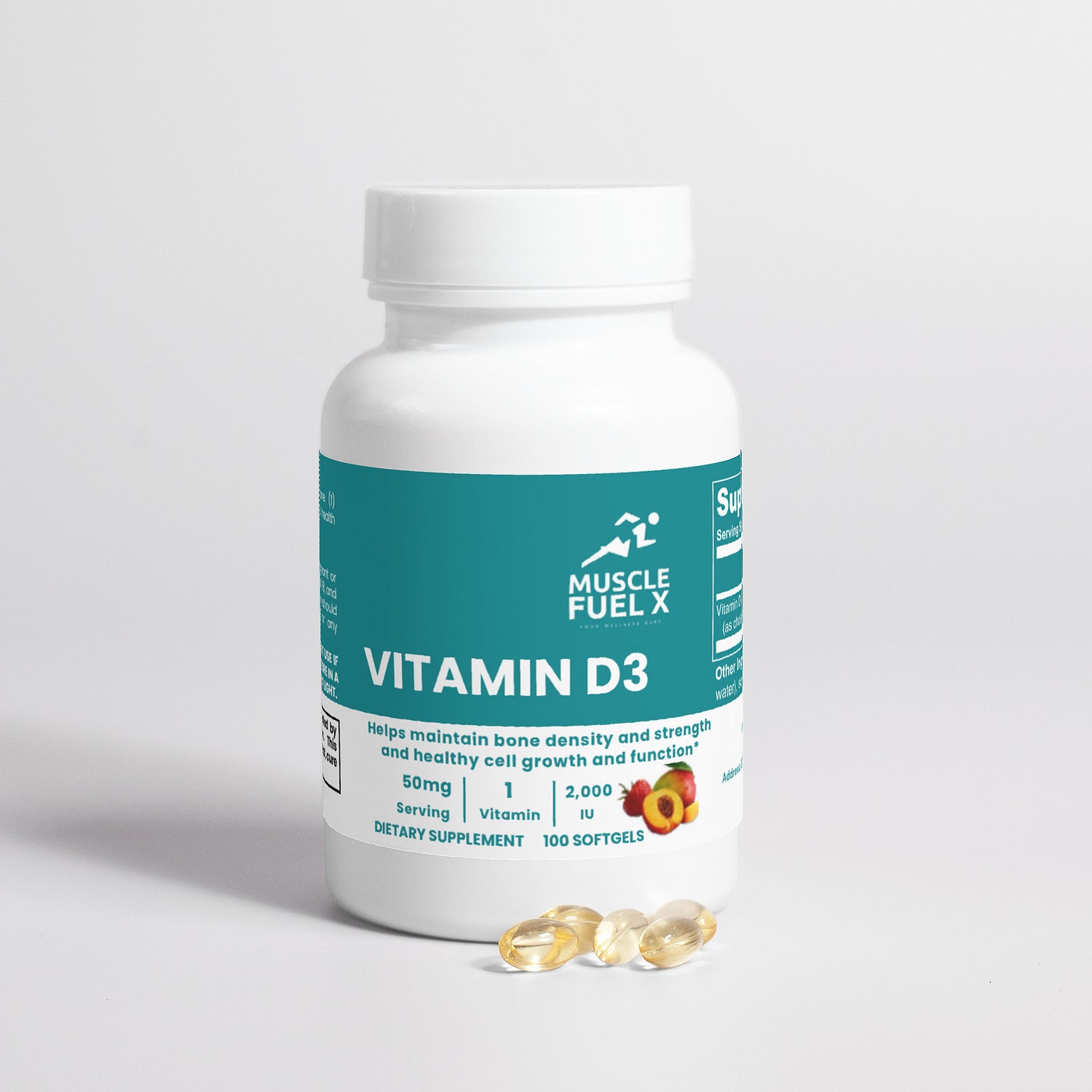 Vitamin D3 2,000 IU – Bone, Immune & Cellular Health Support