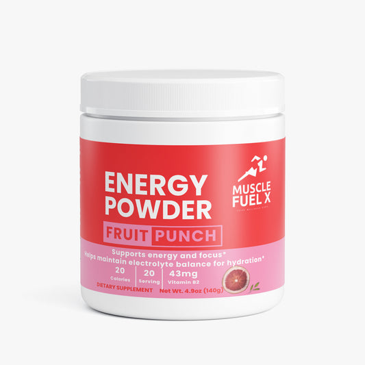 Energy Powder (Fruit Punch) – Energy, Focus & Hydration Support