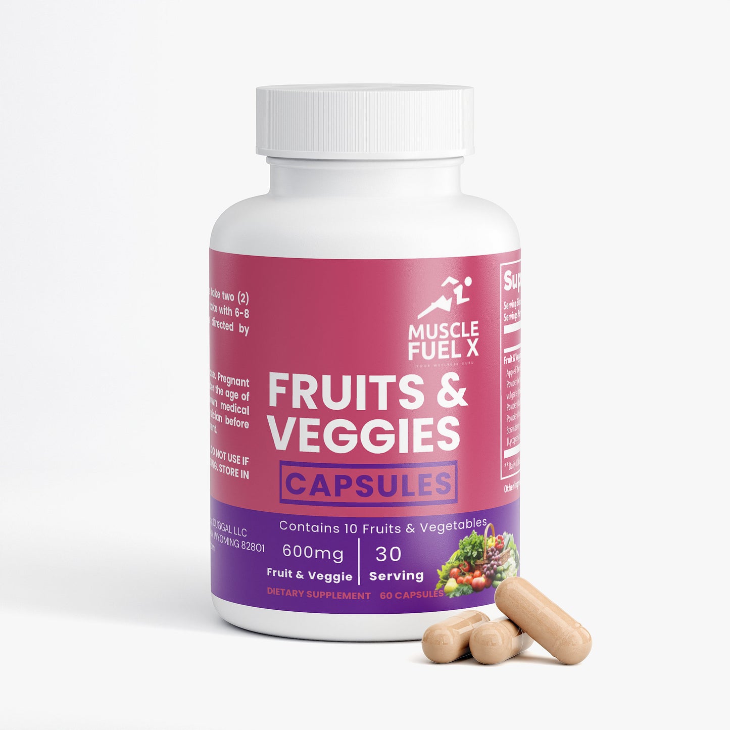 Fruits & Veggies Capsules – Daily Fruit & Vegetable Nutrition