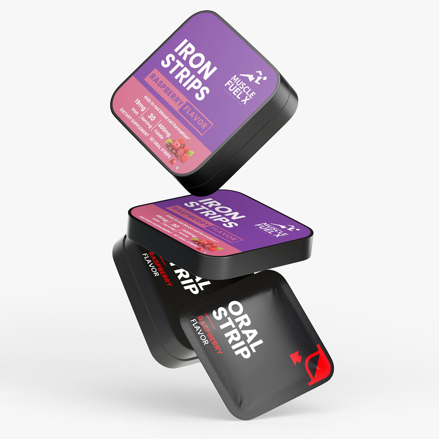 Iron Strips (Raspberry) – Red Blood Cell & Energy Support