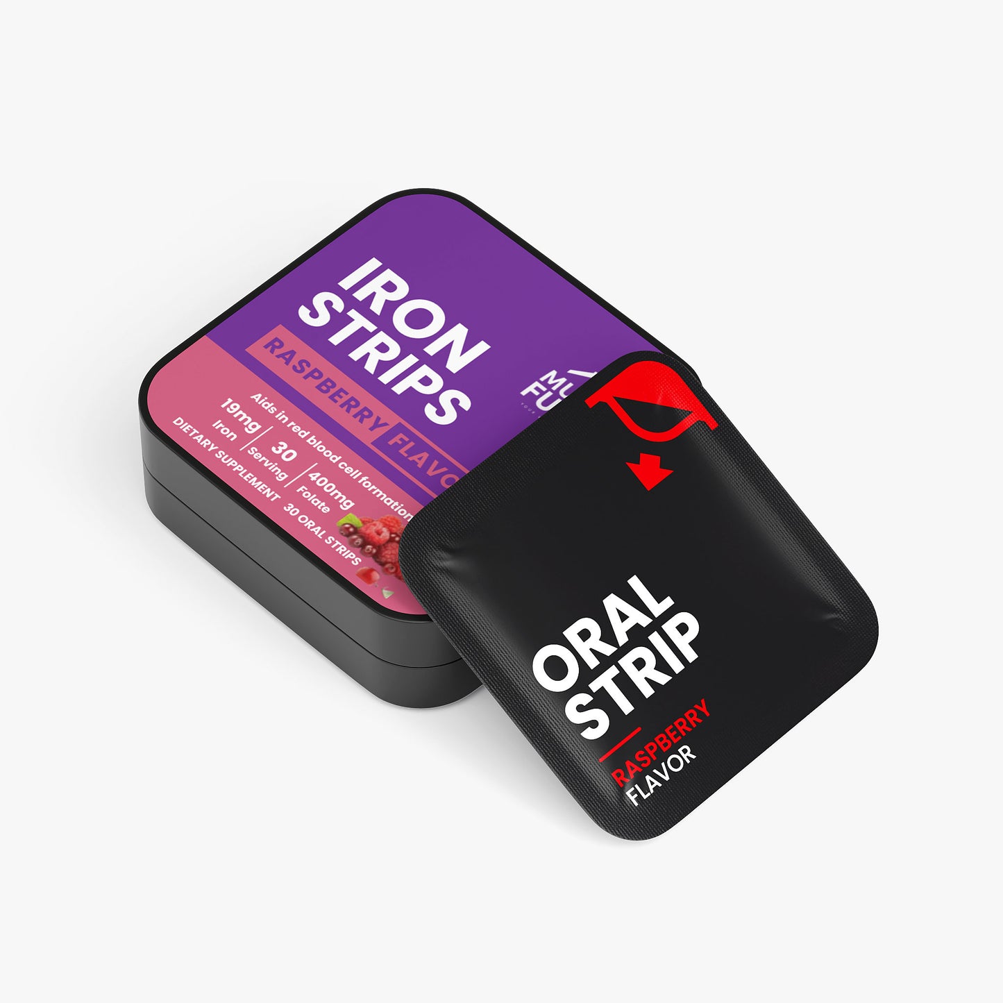 Iron Strips (Raspberry) – Red Blood Cell & Energy Support