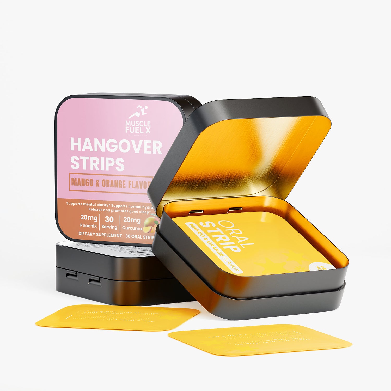 Hangover Recovery Strips (Mango & Orange) – Supports Mental Clarity, Hydration & Post-Occasion Recovery
