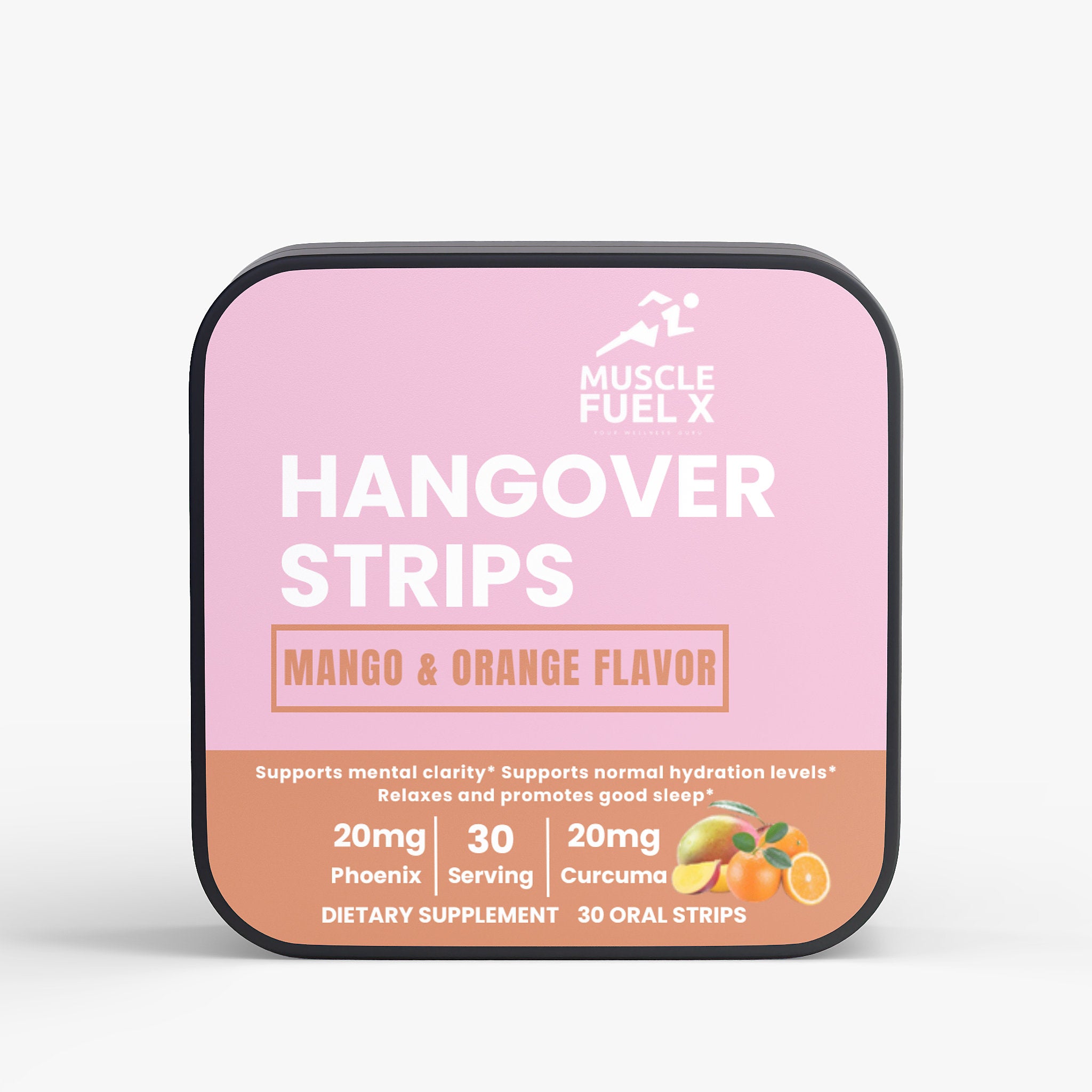 Hangover Recovery Strips (Mango & Orange) – Supports Mental Clarity, Hydration & Post-Occasion Recovery