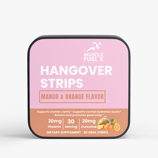 Hangover Recovery Strips (Mango & Orange) – Supports Mental Clarity, Hydration & Post-Occasion Recovery