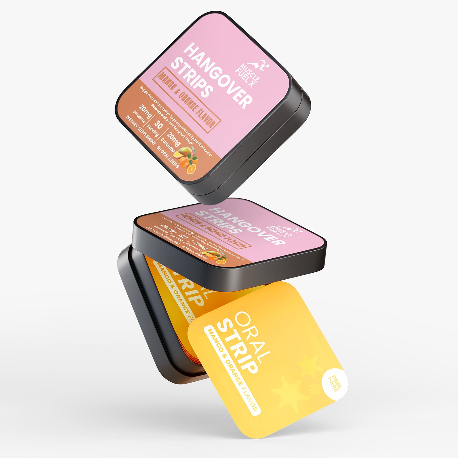 Hangover Recovery Strips (Mango & Orange) – Supports Mental Clarity, Hydration & Post-Occasion Recovery