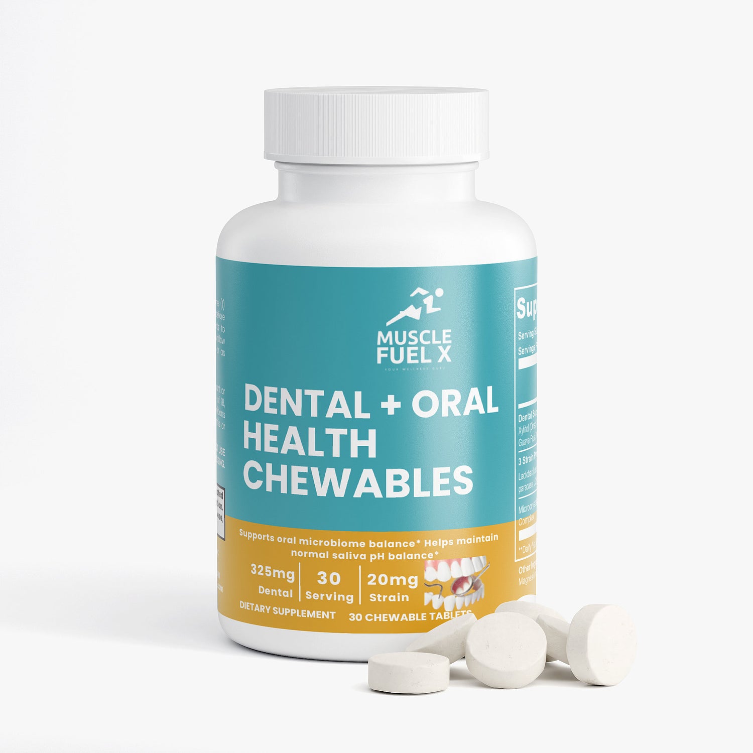 Dental + Oral Health Chewables – Oral Microbiome & Saliva pH Support