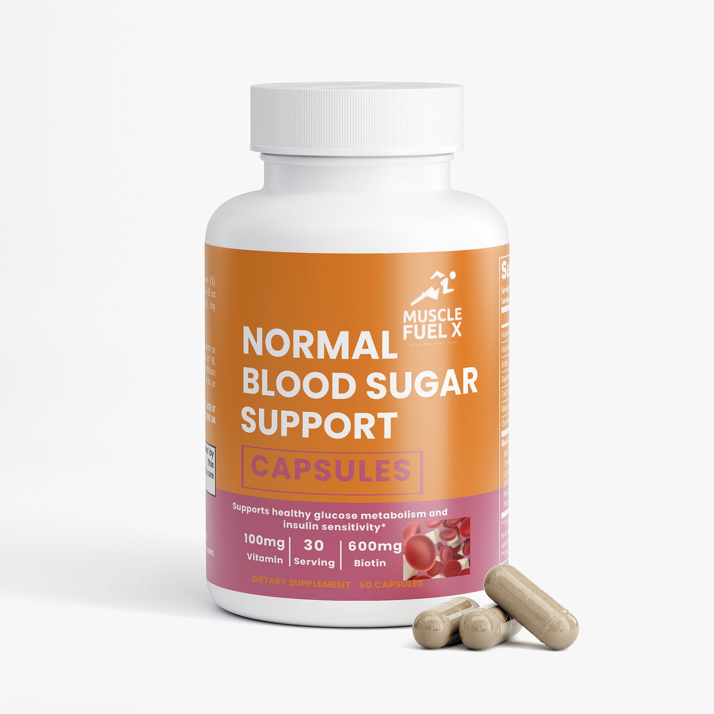 Normal Blood Sugar Support Capsules – Healthy Glucose Metabolism & Insulin Support