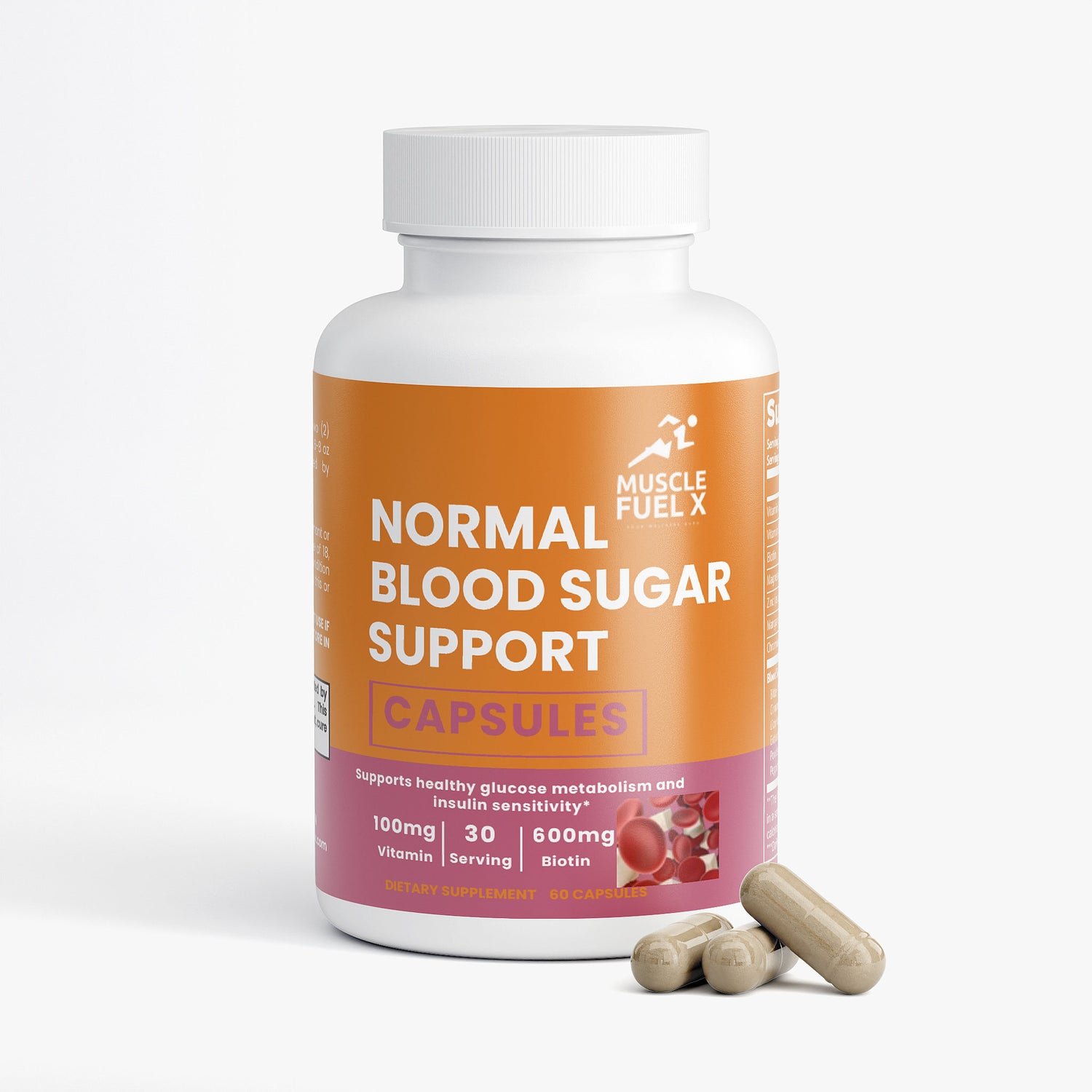Normal Blood Sugar Support Capsules – Healthy Glucose Metabolism & Insulin Support
