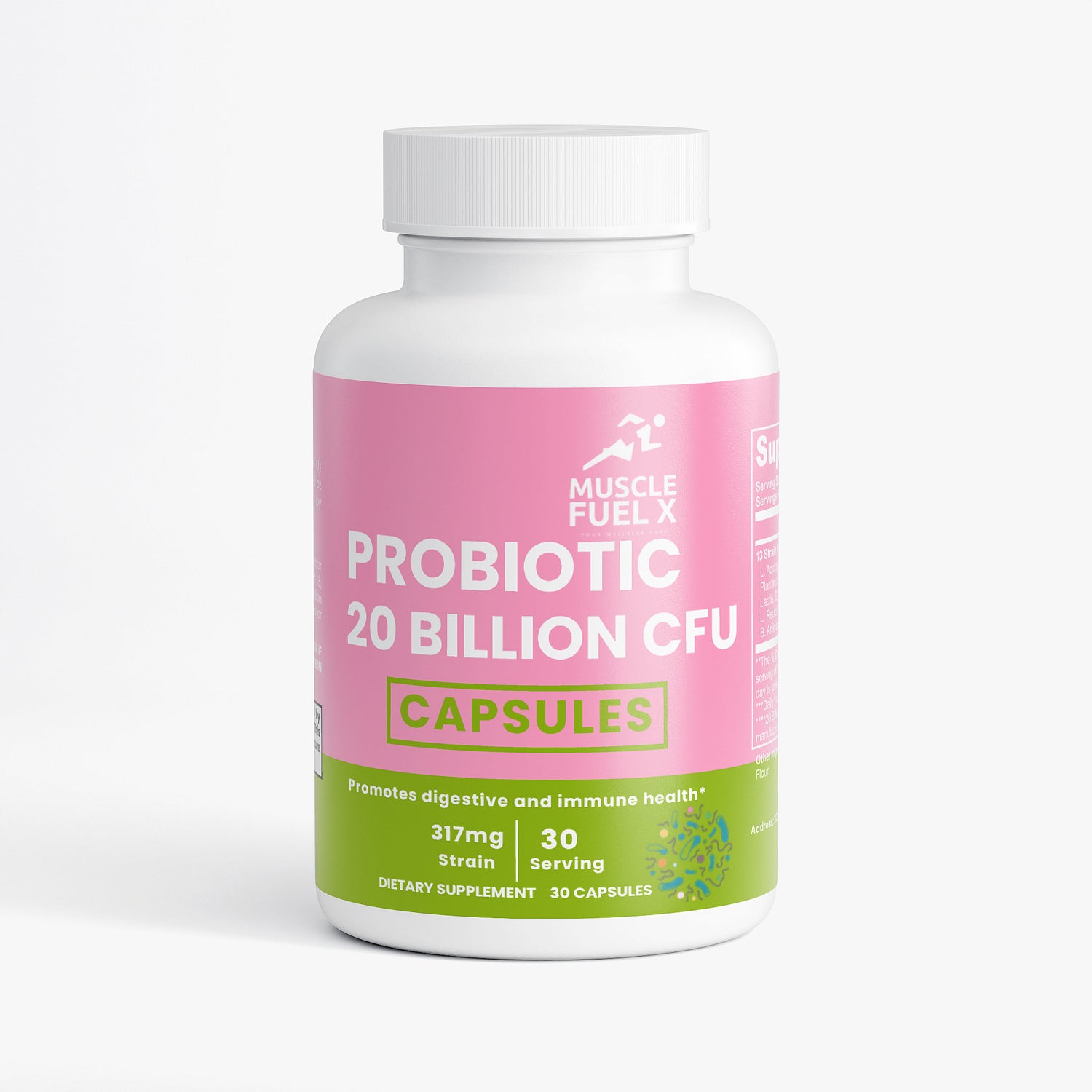Probiotic 20 Billion CFU Capsules – Digestive & Immune Support