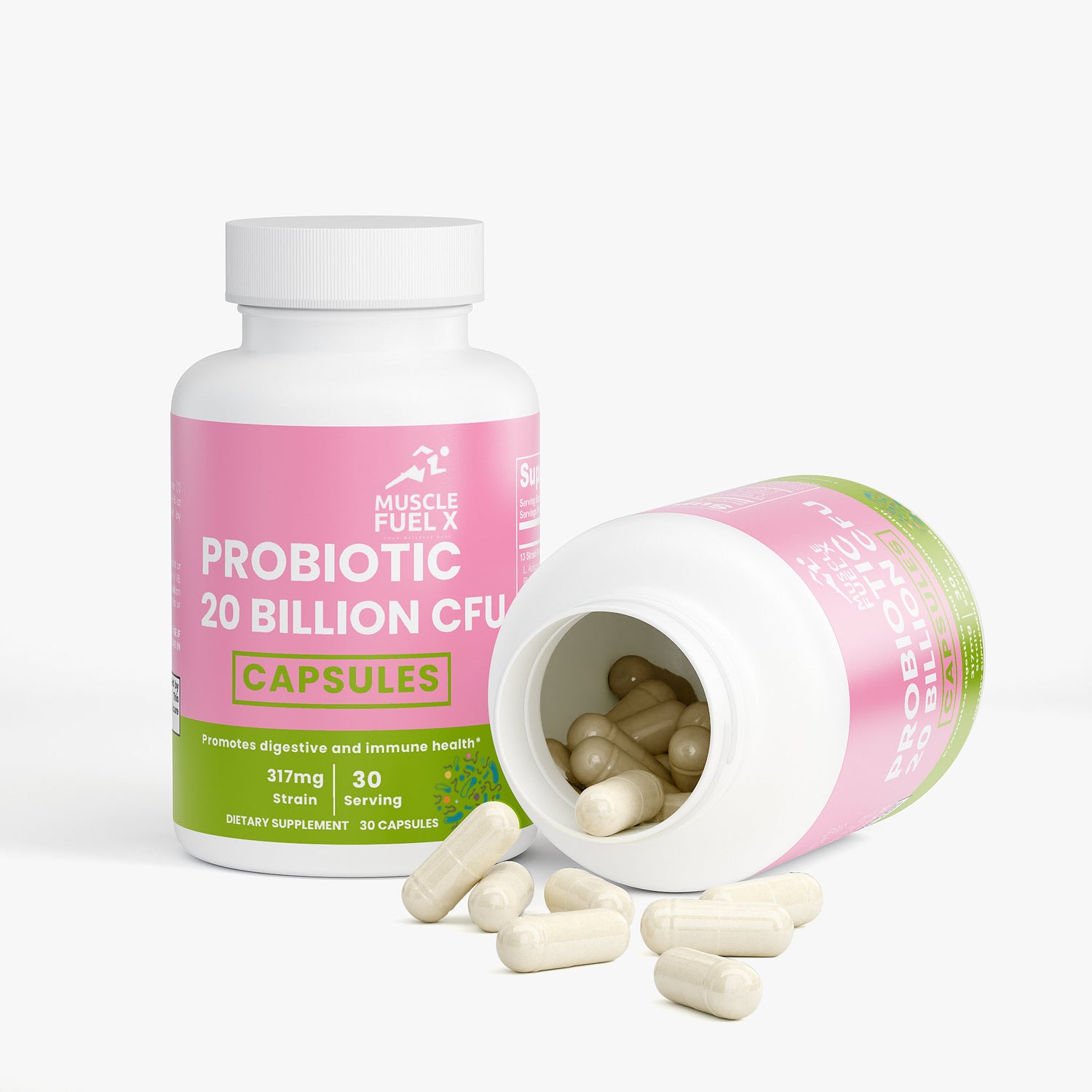 Probiotic 20 Billion CFU Capsules – Digestive & Immune Support