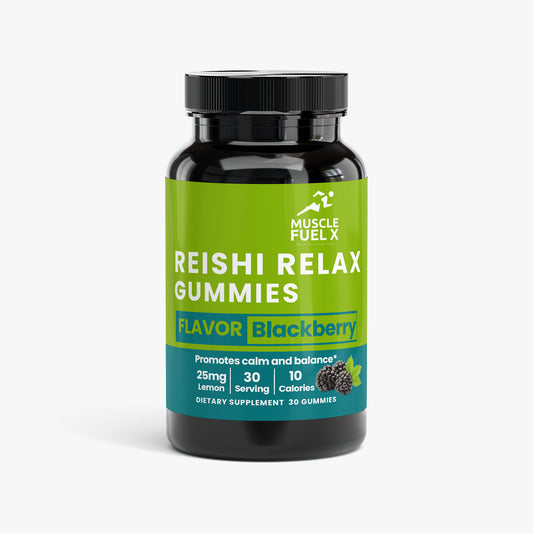 Reishi Relax Gummies (Blackberry) – Promotes Calm & Balance