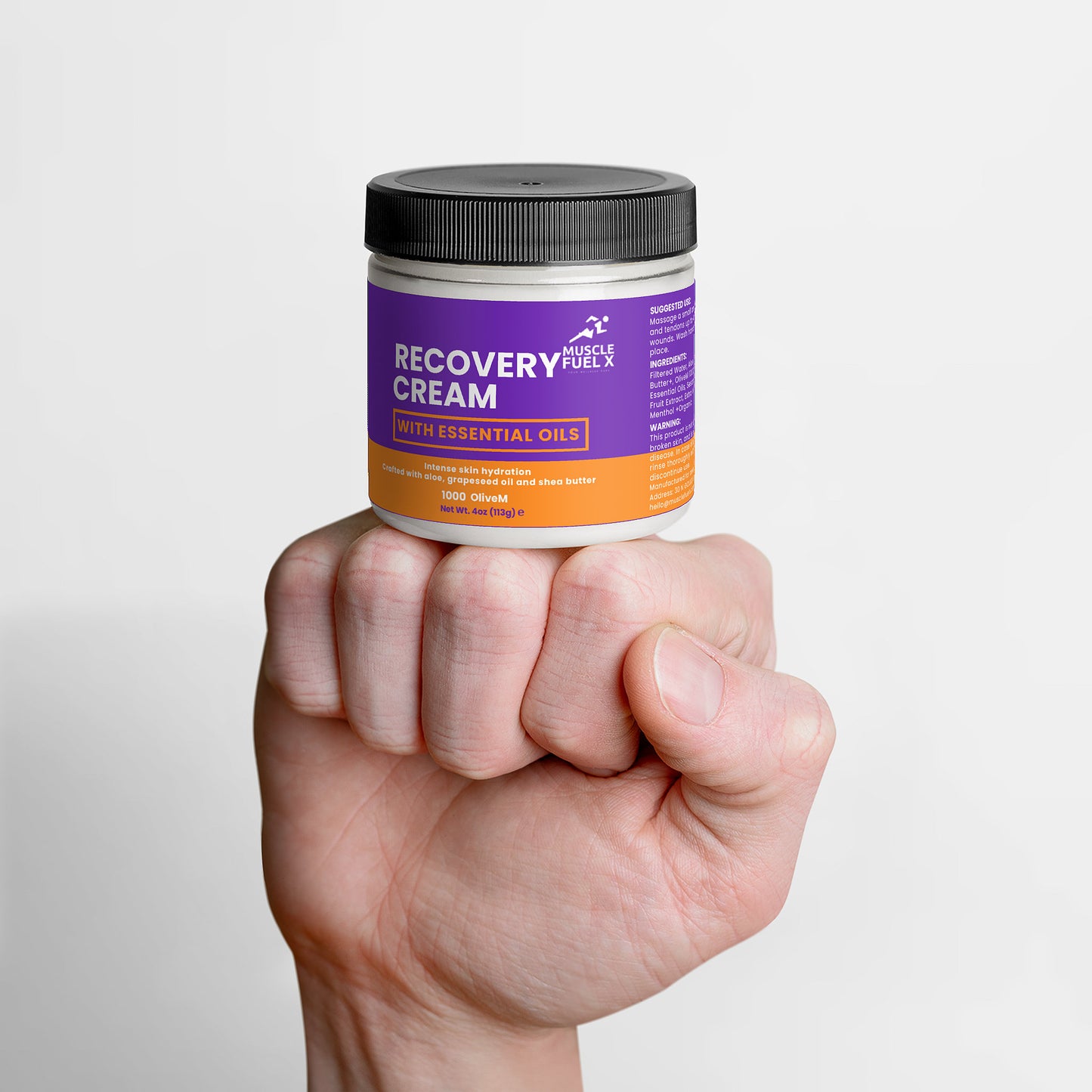 Recovery Cream – Intense Hydration with Aloe, Grapeseed Oil & Shea Butter
