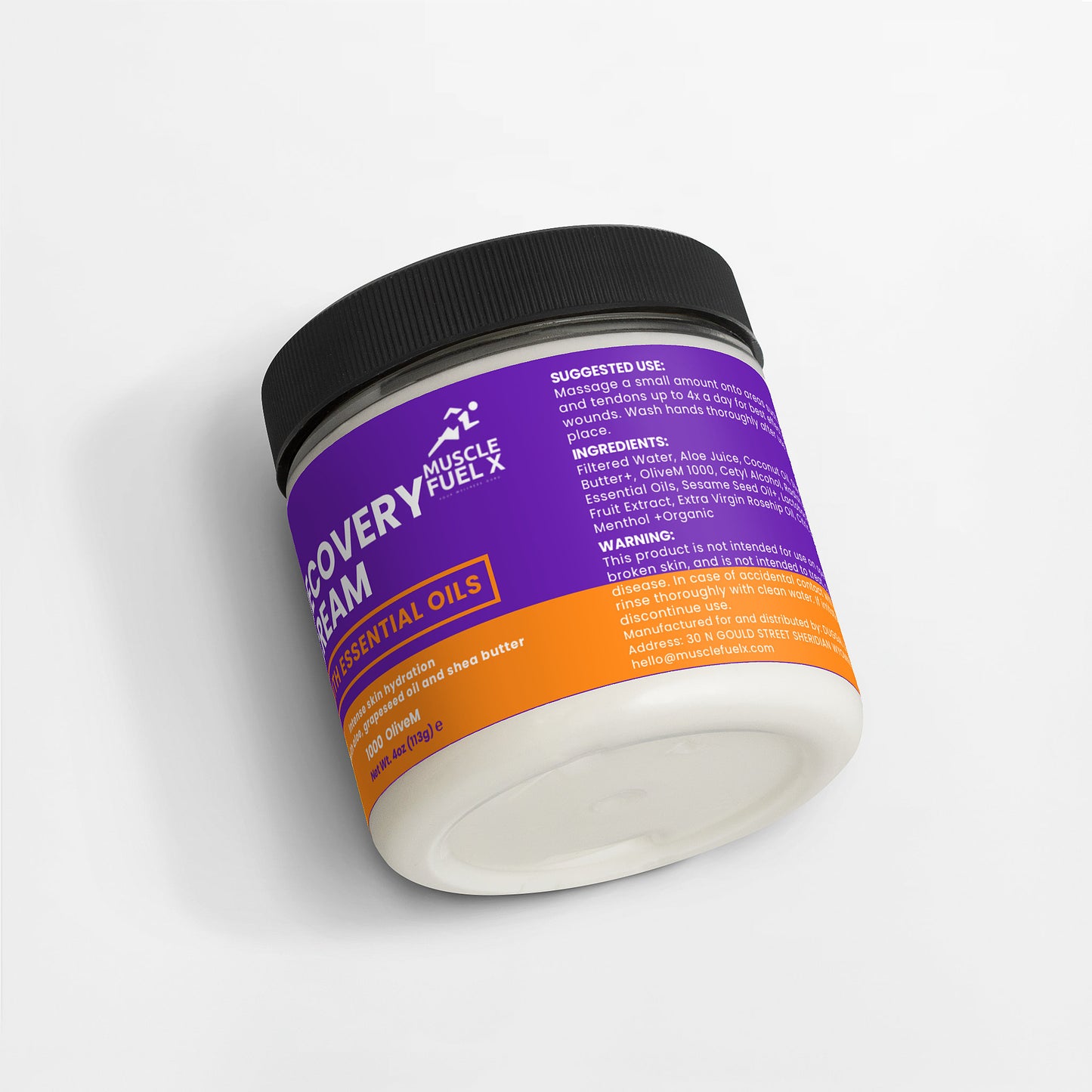 Recovery Cream – Intense Hydration with Aloe, Grapeseed Oil & Shea Butter