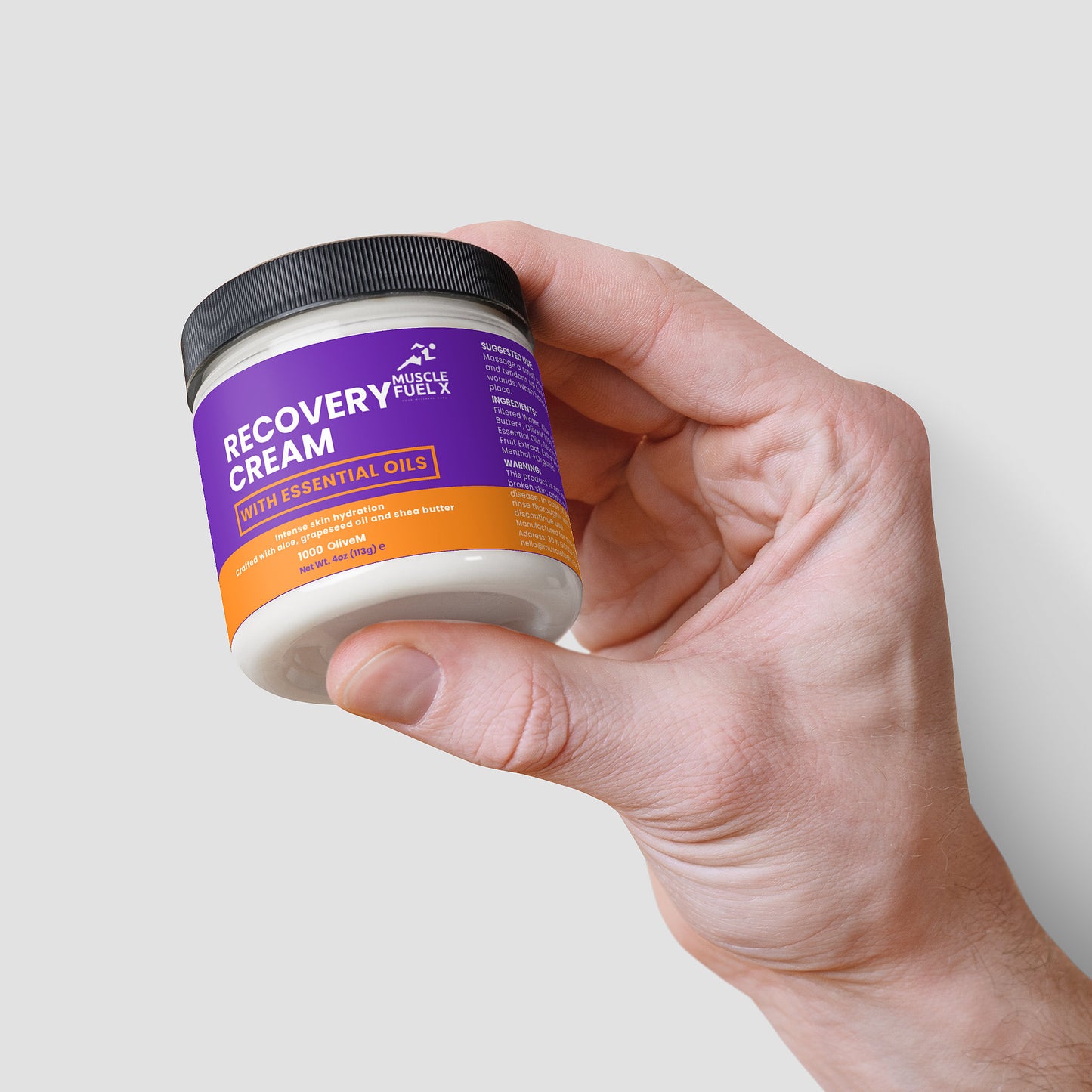 Recovery Cream – Intense Hydration with Aloe, Grapeseed Oil & Shea Butter
