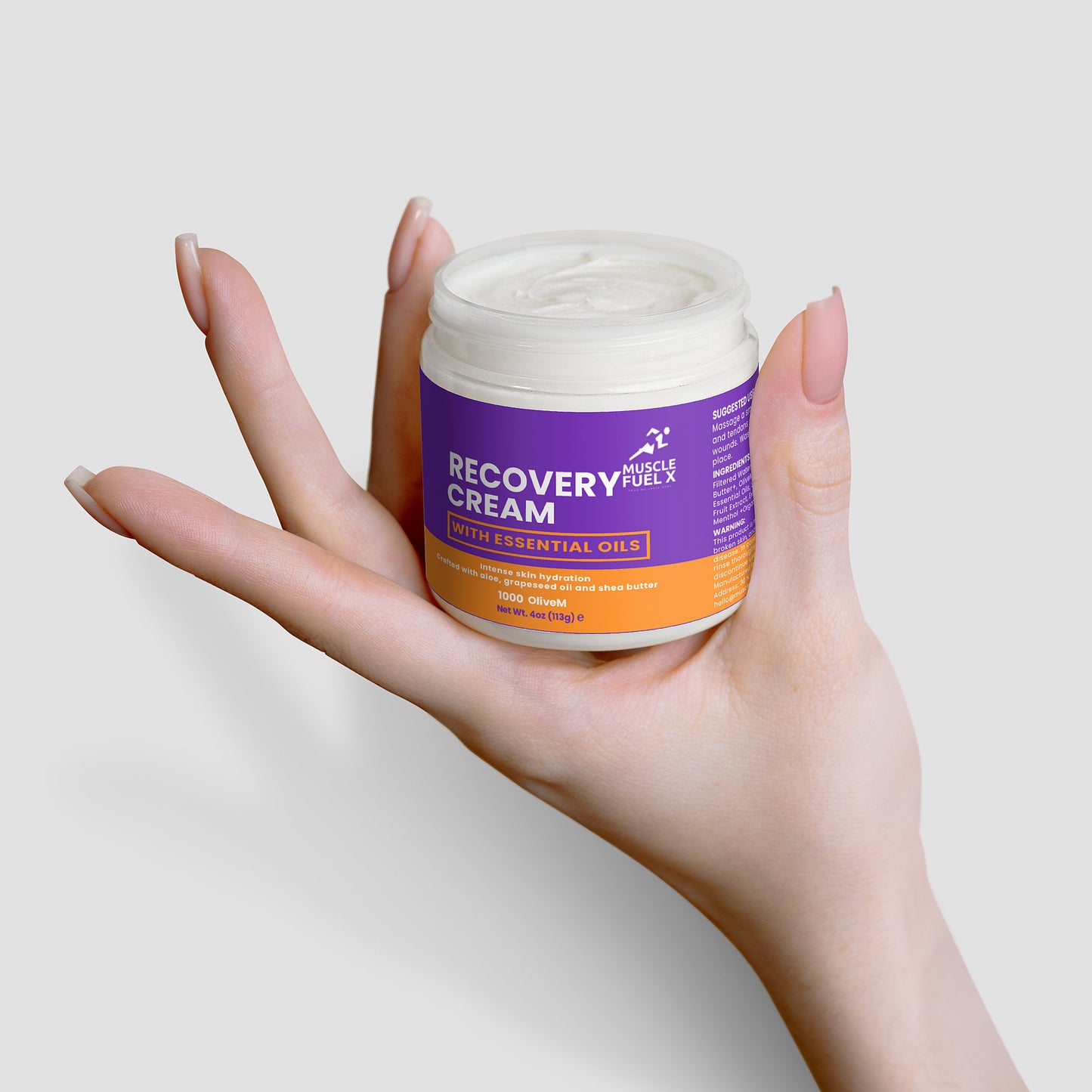 Recovery Cream – Intense Hydration with Aloe, Grapeseed Oil & Shea Butter
