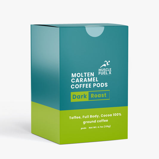 Molten Caramel Toffee Coffee Pods (Dark Roast) – Cocoa 100% Ground Coffee