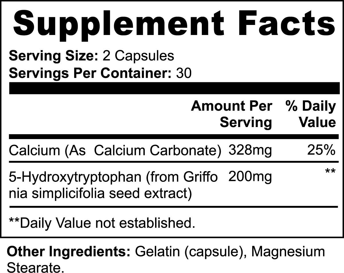 5-HTP – Supports Emotional Well-Being & Mood Balance