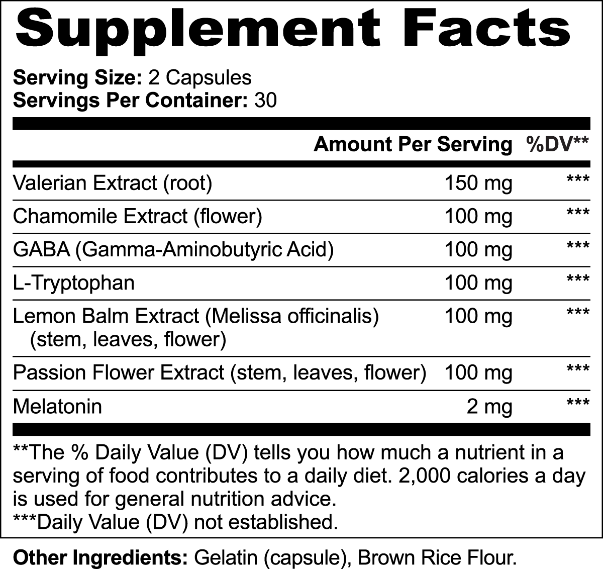 Sleep Formula Capsules – Restful Sleep & Relaxation Support