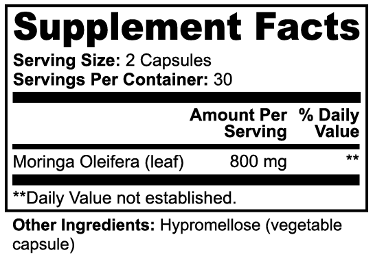 Moringa Pure Capsules – Cellular Health & Daily Wellness Support