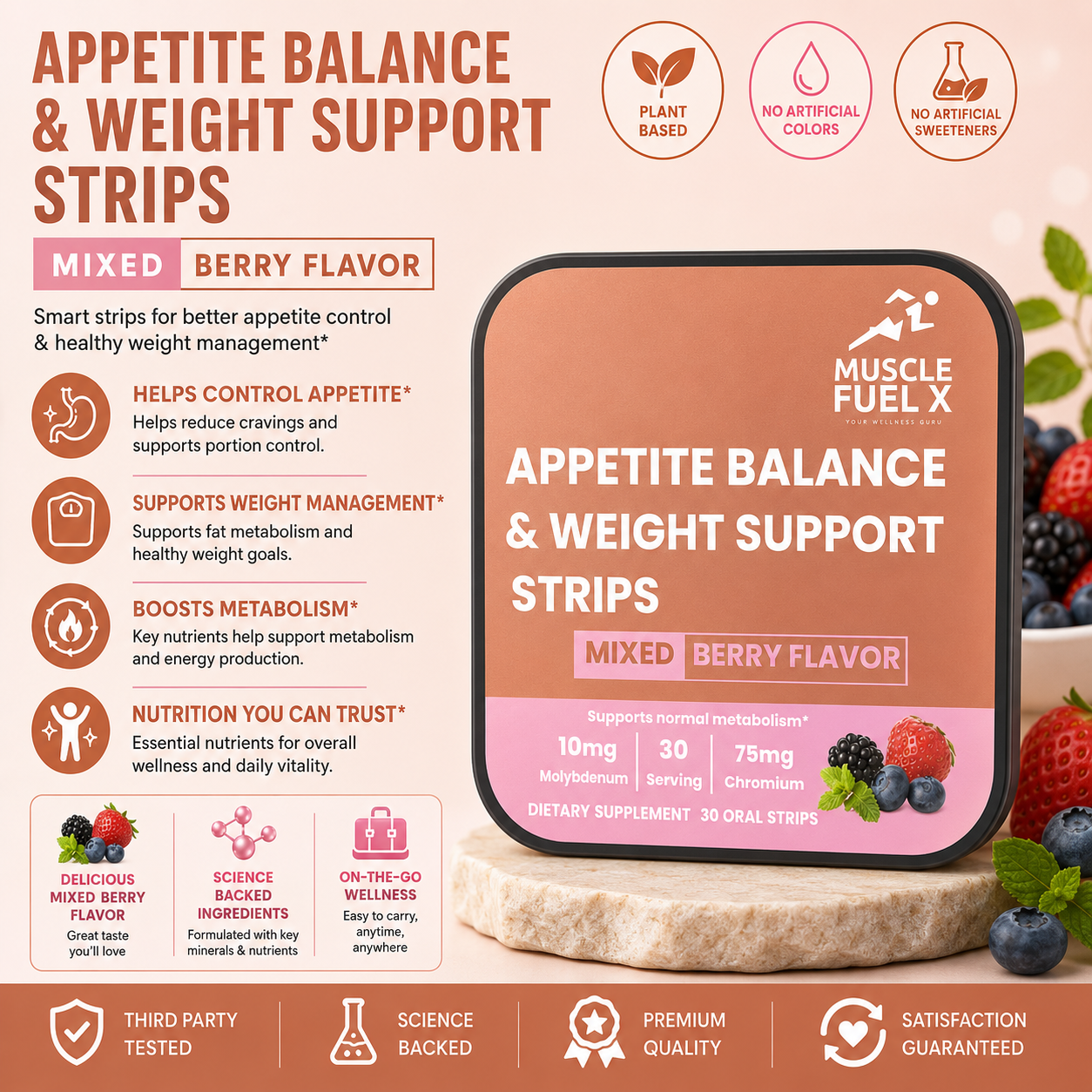 Appetite Balance & Weight Support Strips (Mixed Berry) – Appetite & Metabolism Support