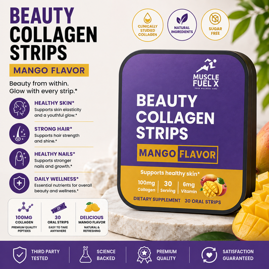 Beauty + Collagen Strips (Mango) – Supports Healthy Skin