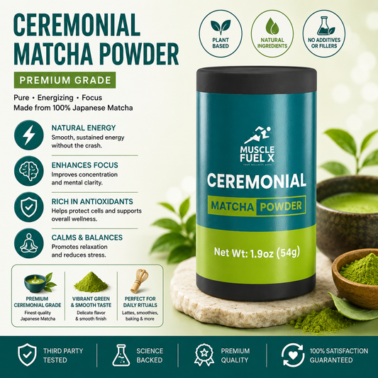Ceremonial Matcha Powder – Natural Energy & Focus Support