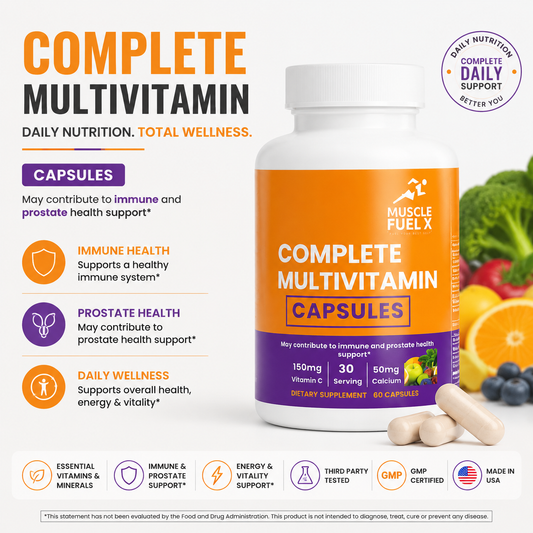 Complete Multivitamin Capsules – Daily Immune & Prostate Support