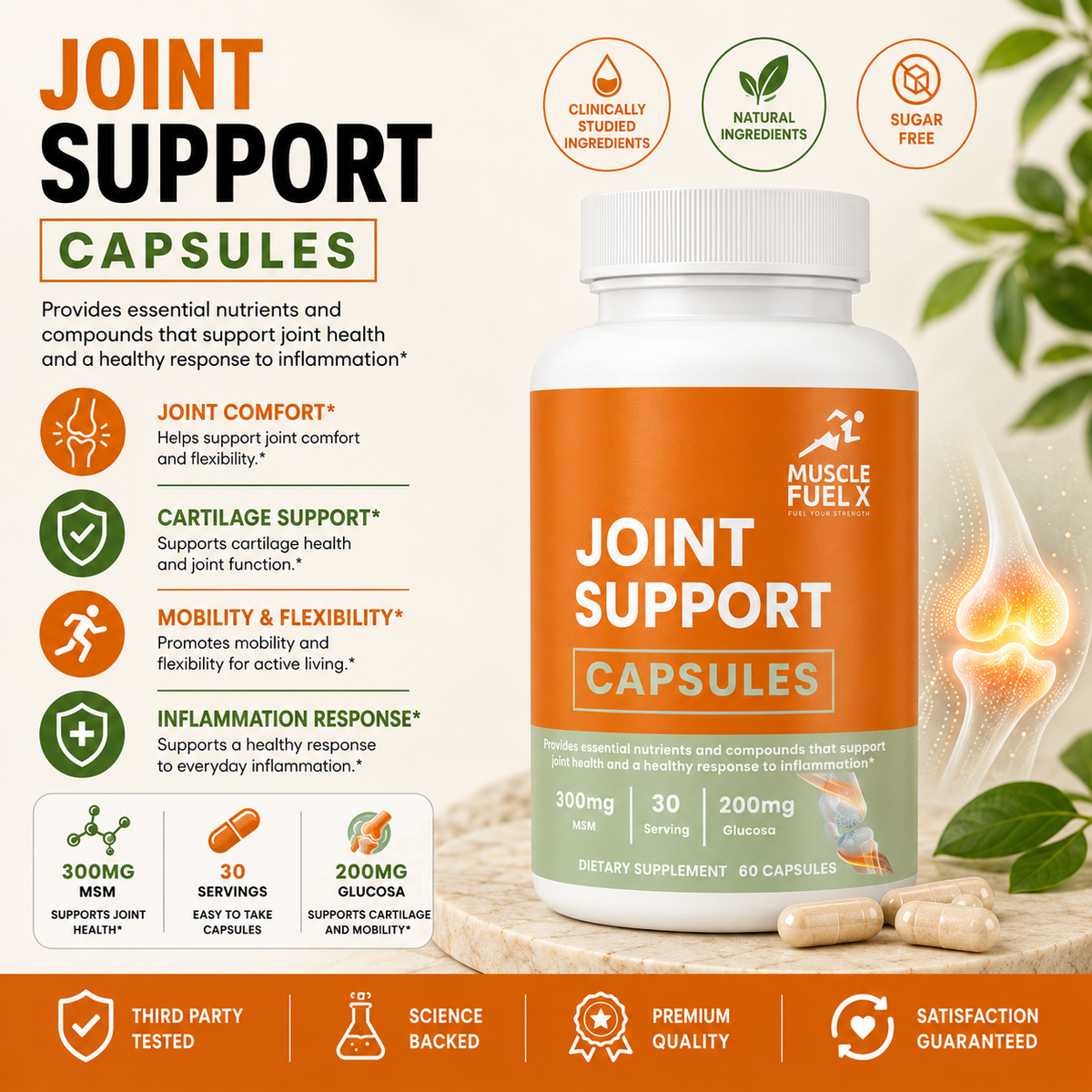 Joint Support Capsules – Mobility & Joint Comfort Support