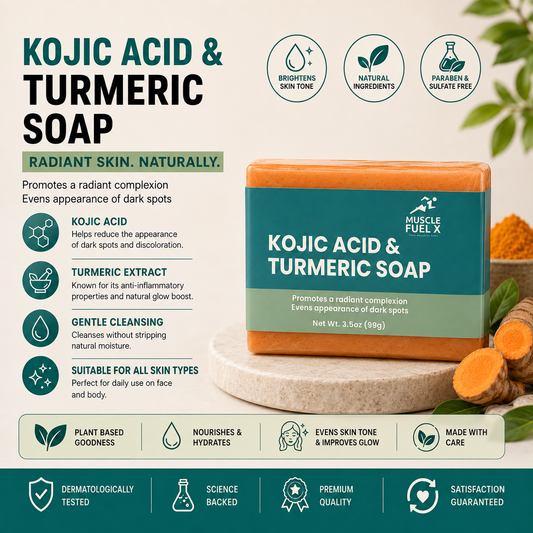 Kojic Acid & Turmeric Soap – Brightening & Dark Spot Care
