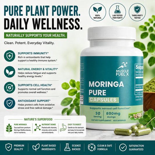 Moringa Pure Capsules – Cellular Health & Daily Wellness Support