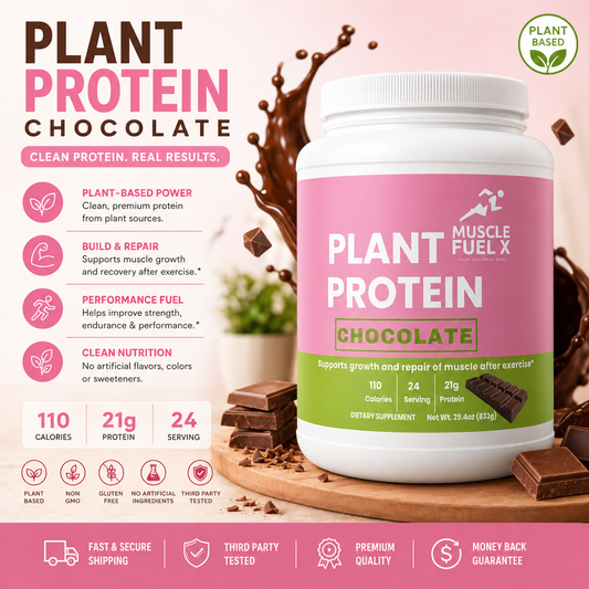 Plant Protein (Chocolate) – Post Workout Muscle Recovery