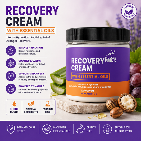 Recovery Cream – Intense Hydration with Aloe, Grapeseed Oil & Shea Butter