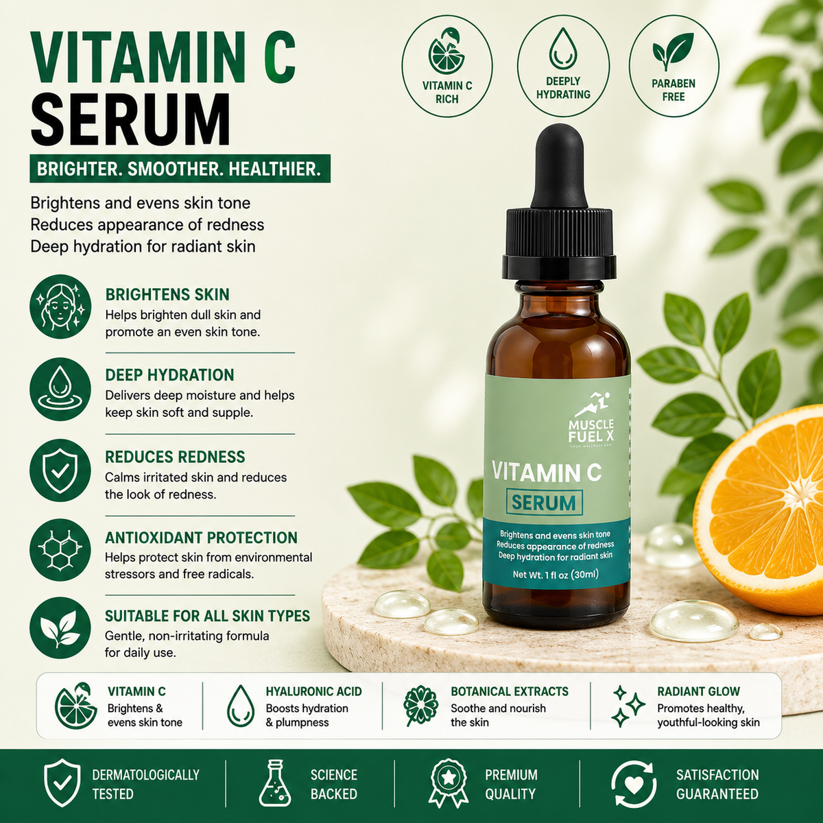Vitamin C Serum – Brightening & Hydrating Skin Care
